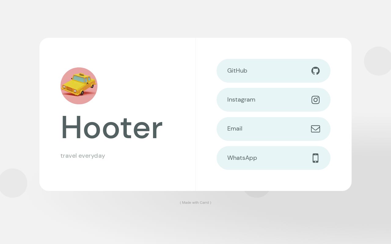 Carrd profile picture for @hooter